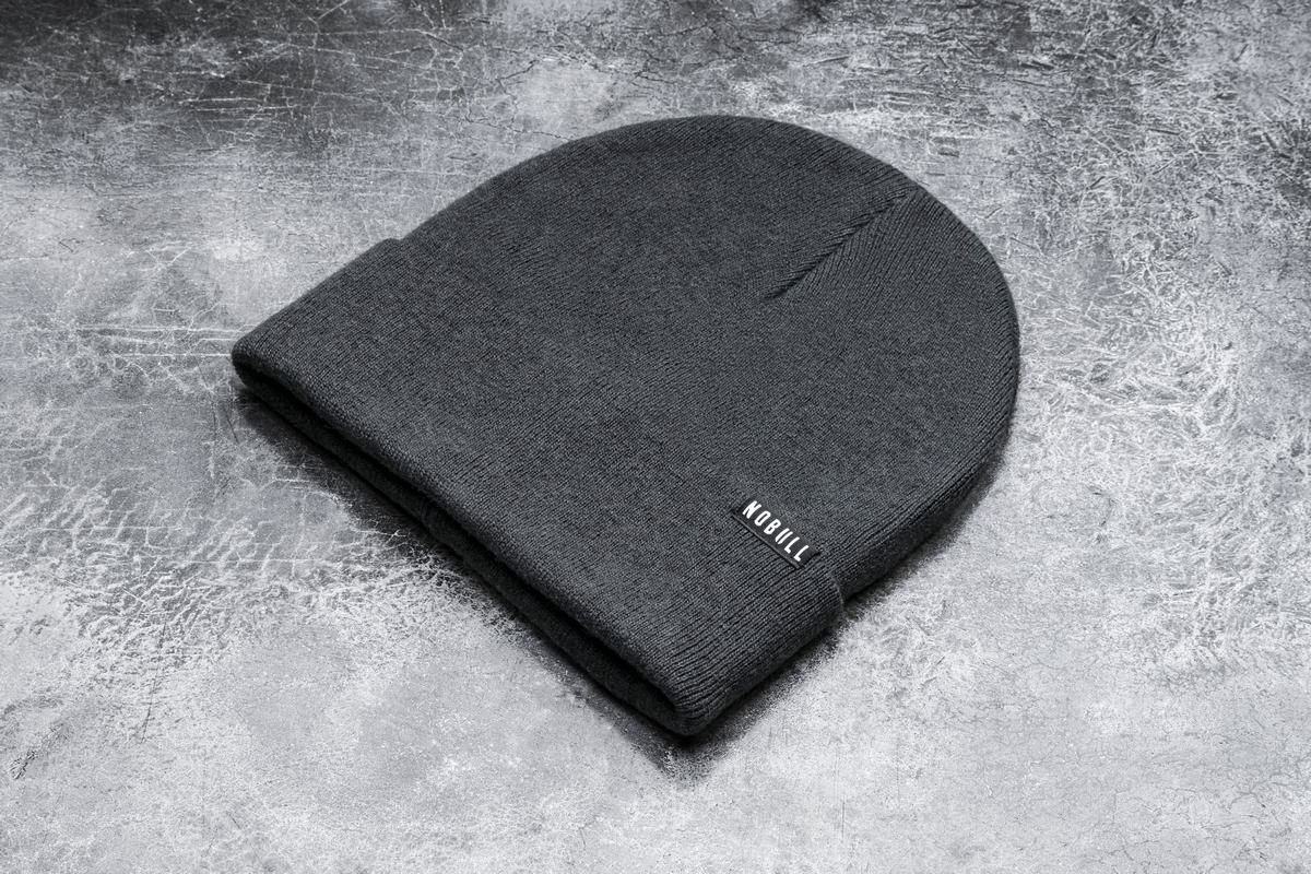 Nobull Cuffed Men's Beanie Dark Grey | Australia (HP7150)